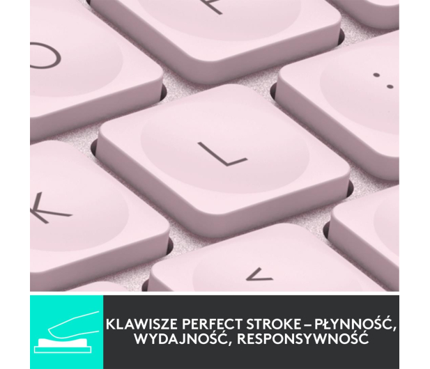 LOGITECH LOGITECH Klawiatura MX Keys Mini rózowa 920-010500 - 680464 - zdjęcie 7